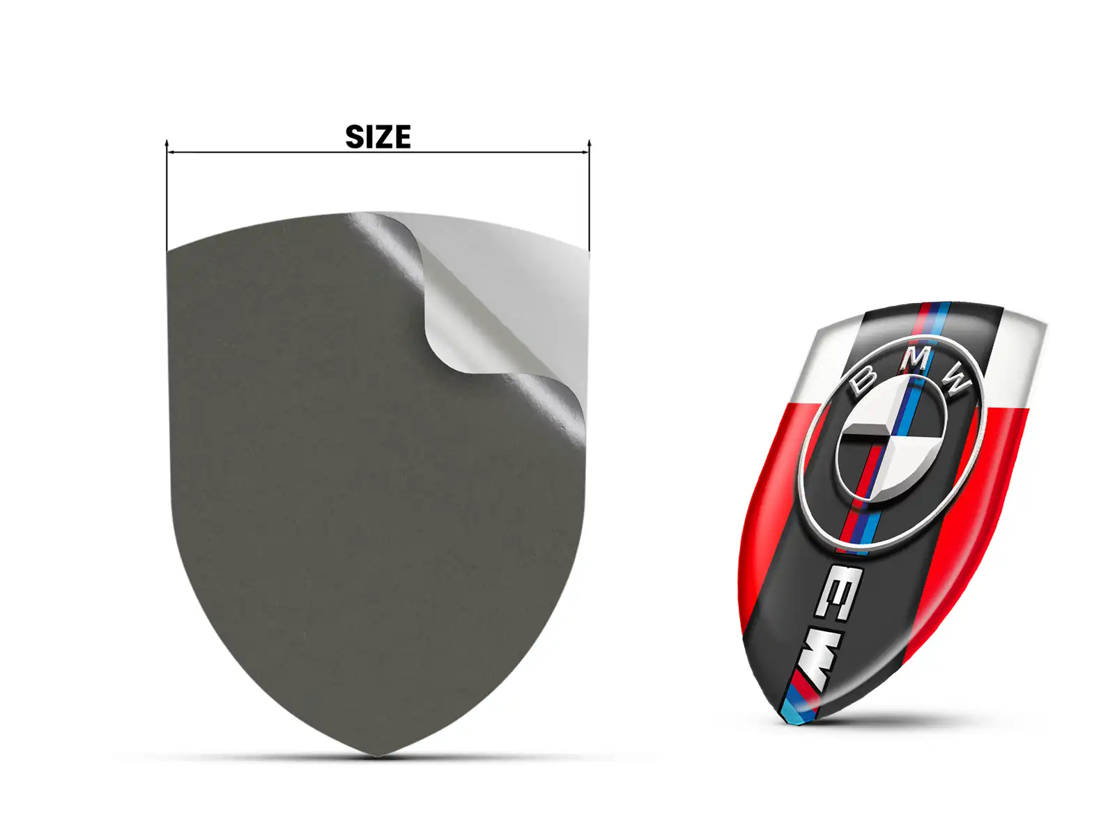 BMW Selbstklebendes Etikett Universal Hochwertig Robust